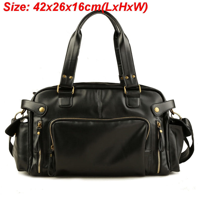 Male Bag England Retro Handbag Shoulder Bag Leather Men Big Messenger Bags Brand High Quality Men's Travel Crossbody Bag XA158ZC