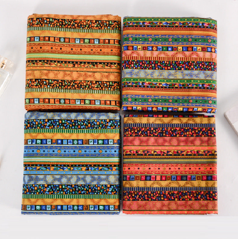New Multi-color Ethnic Style Printed Fabric
