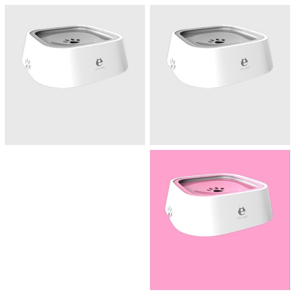 1.5L Cat Dog Water Bowl Carried Floating Bowl Anti-Overflow Slow Water Feeder Dispenser
