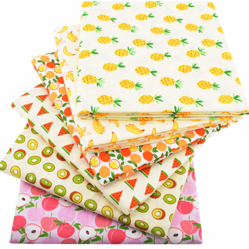 Cartoon Fruit Series Twill Printed Fabric