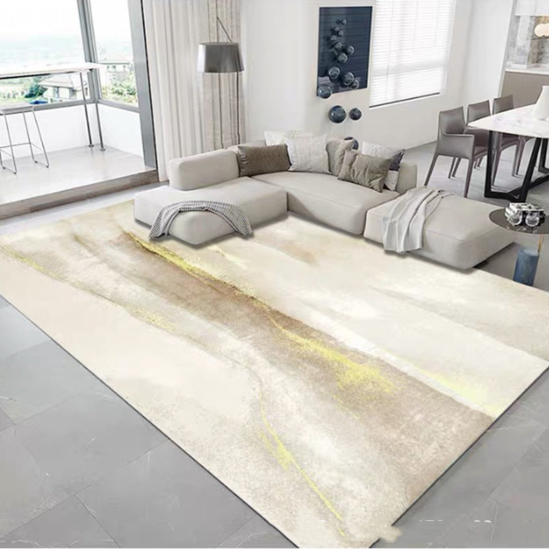 Thickened Cashmere-like Pattern Abstract Sofa Rug
