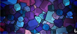 Geometric Table Mat Gaming Mouse Pad Large