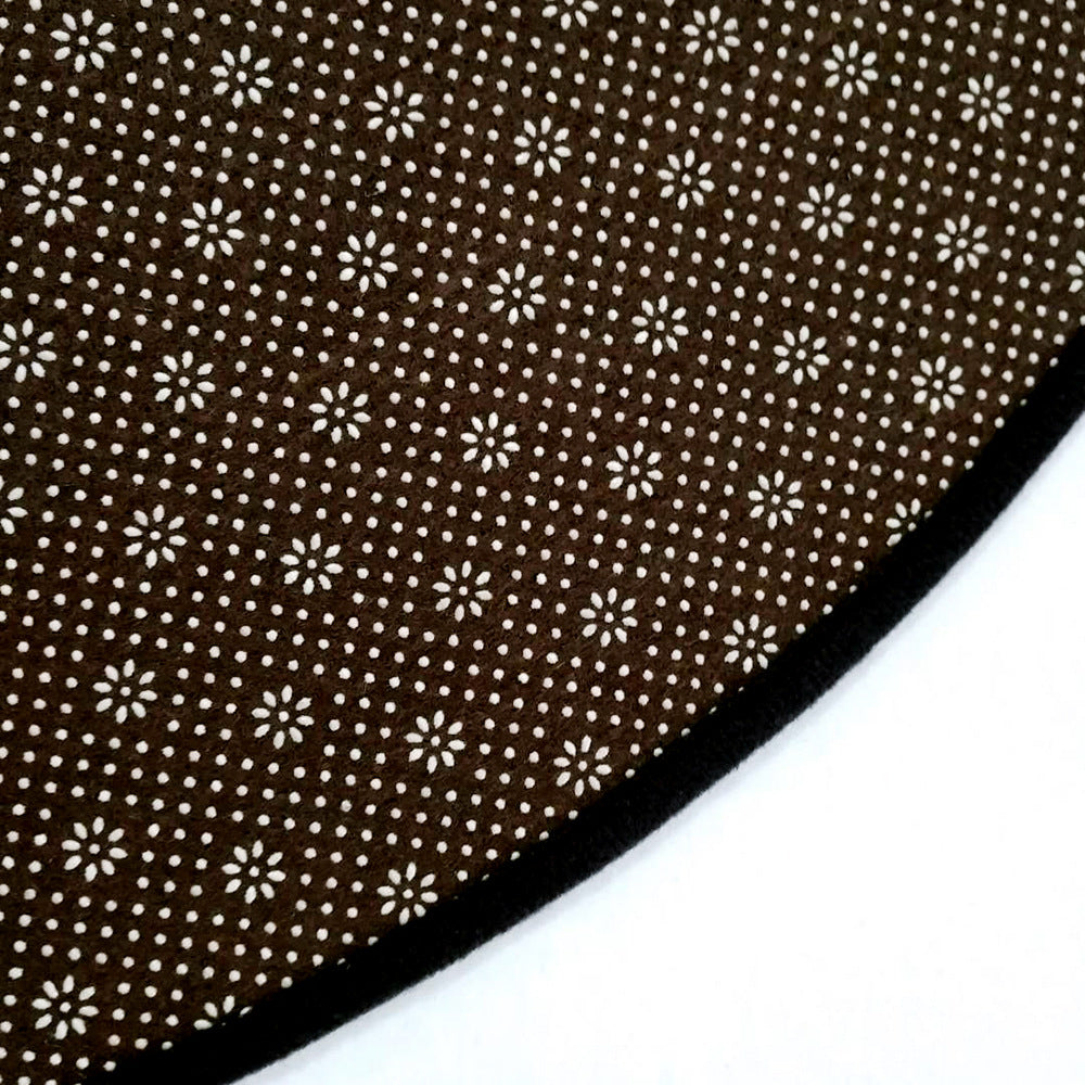 Nordic Green Kumquat Abstract Circle Living Room Bedroom Anti-slip Floor Mat Carpet