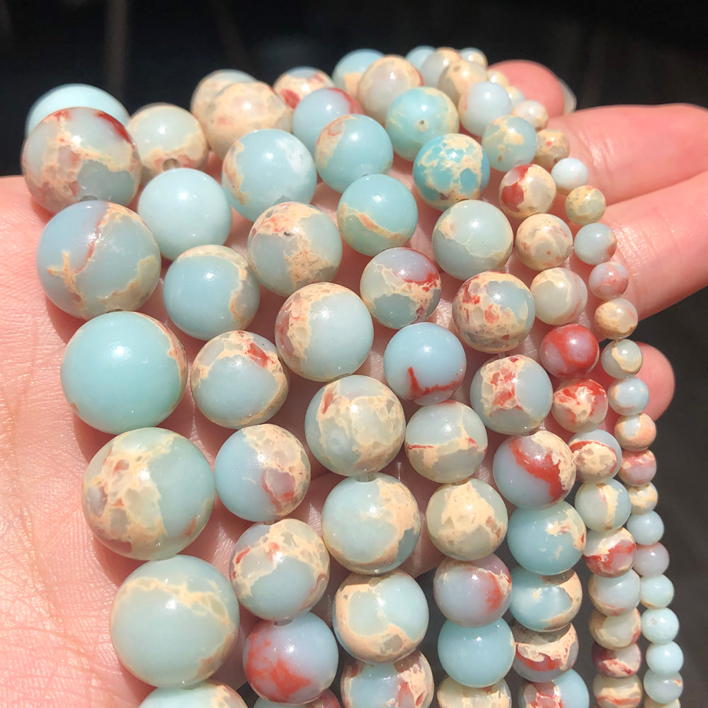 Snakeskin Loose Beads Shoushan Stone Color Balls