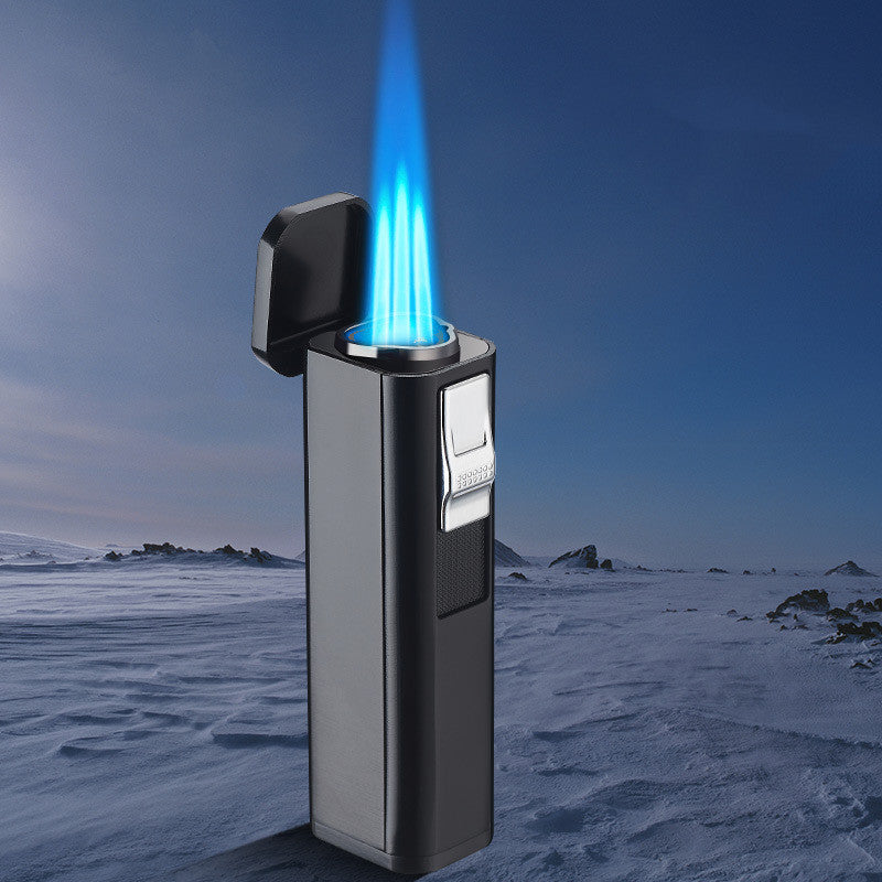 Simple Inflatable Windproof Straight Punch Lighter