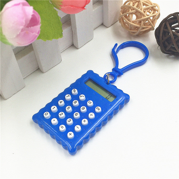 Biscuit Keychain Mini Calculator For Student Exam