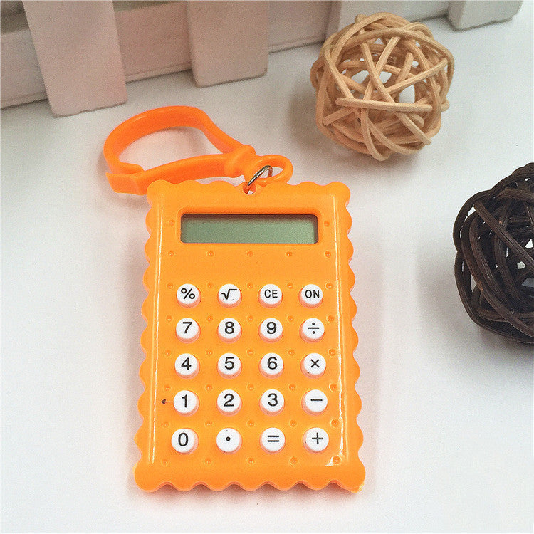 Biscuit Keychain Mini Calculator For Student Exam