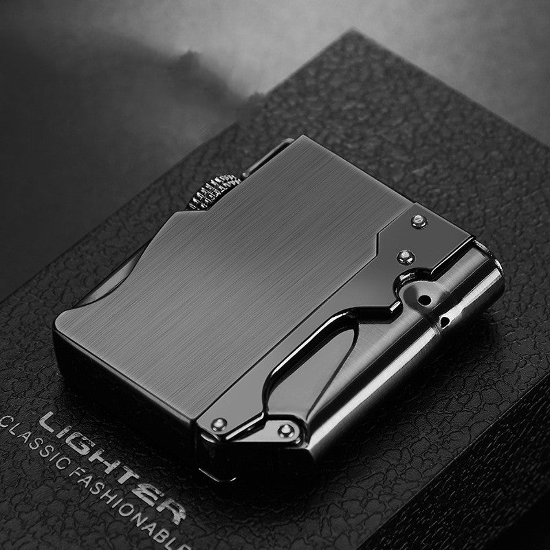 Press Metal Inflatable Windproof Lighter