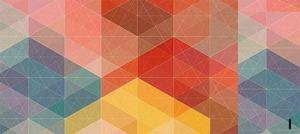 Geometric Table Mat Gaming Mouse Pad Large