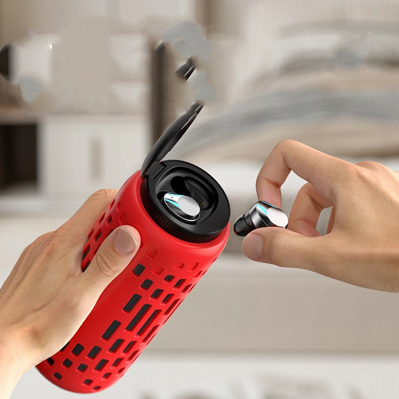 Outdoor Small Steel Cannon Wireless Dual Ear Bluetooth Earphones