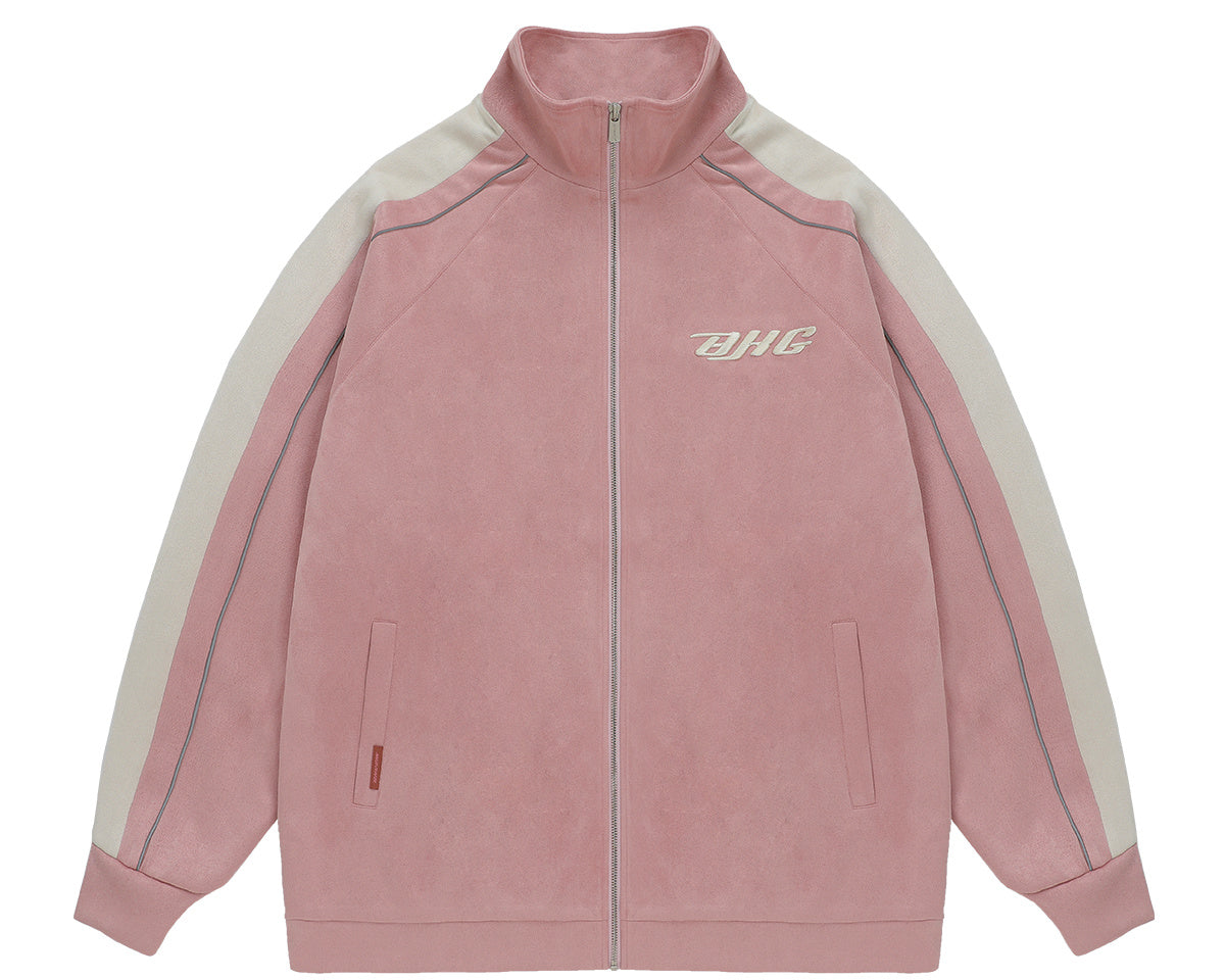 Men's Suede Vintage Baseball Jacket