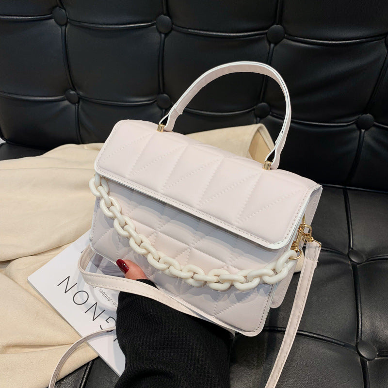 Casual Simple Shoulder Messenger Bag Portable Small Square Bag