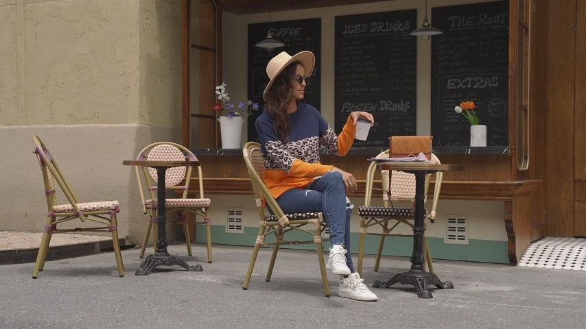 CNFUFEN Womens Casual Sweatshirt Crewneck Long Sleeve Comfy Tops Fashion Jumper