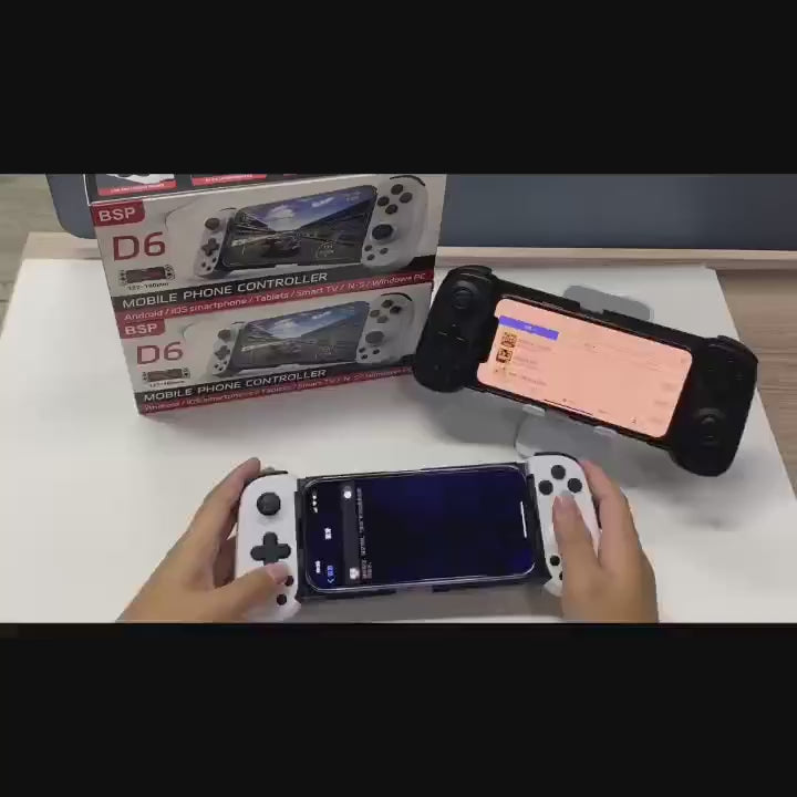 Suitable For Switch Mobile Phone For Androidiphone Computer Stretch Game Controller Dual Hall Rocker Sixaxis Somatosensory Wireless Controller Mobile Game Controller