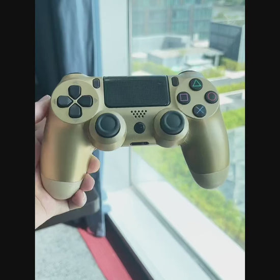 Wireless Game Controller For P4 Remote Gamepad Compatible With P4SlimProPCiPadiOSAndroid With Dual Vibration35mm Audio JackTouchpad6Axis Motion Sensor Function Gift For ChristmasHalloweenGirlBoy