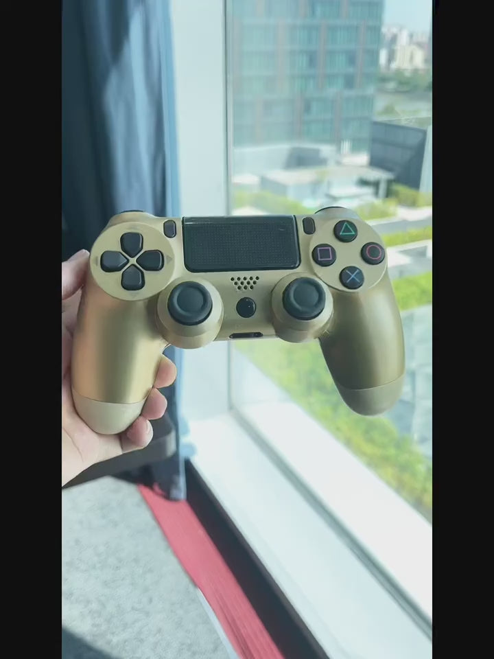 Wireless Game Controller For P4 Remote Gamepad Compatible With P4SlimProPCiPadiOSAndroid With Dual Vibration35mm Audio JackTouchpad6Axis Motion Sensor Function Gift For ChristmasHalloweenGirlBoy