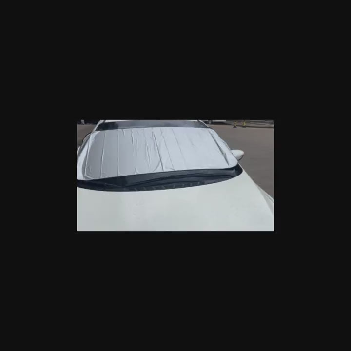 Winter Car Snow Cover Foldable Car Windshield Cover Sunshade Snow Cover