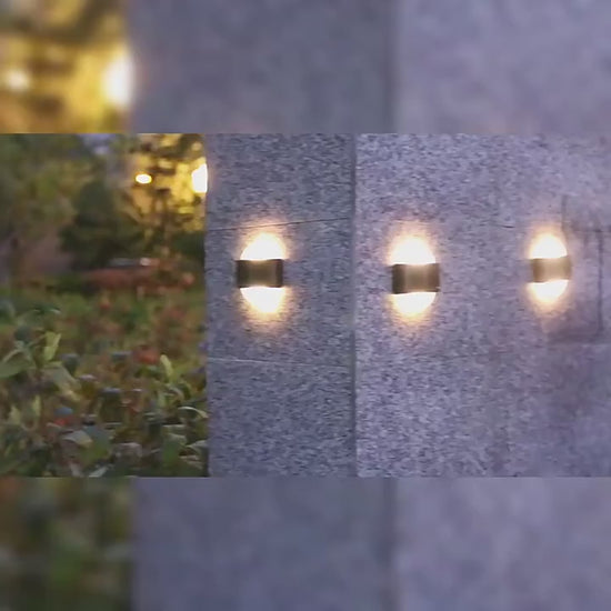 Brighten Up Your Outdoor Space With Waterproof Solar Wall Lights  Perfect For Garden Decoration  Camping