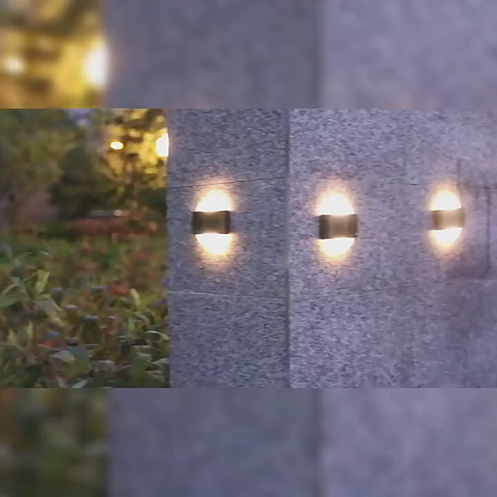 Brighten Up Your Outdoor Space With Waterproof Solar Wall Lights  Perfect For Garden Decoration  Camping