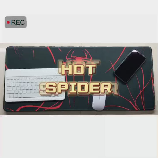 1pc Red Spider Accessories Desk Mat Extended Rectangle Mouse Pad NonSlip Rubber Base With Stitched Edges For Office Home Gaming69852997cm
