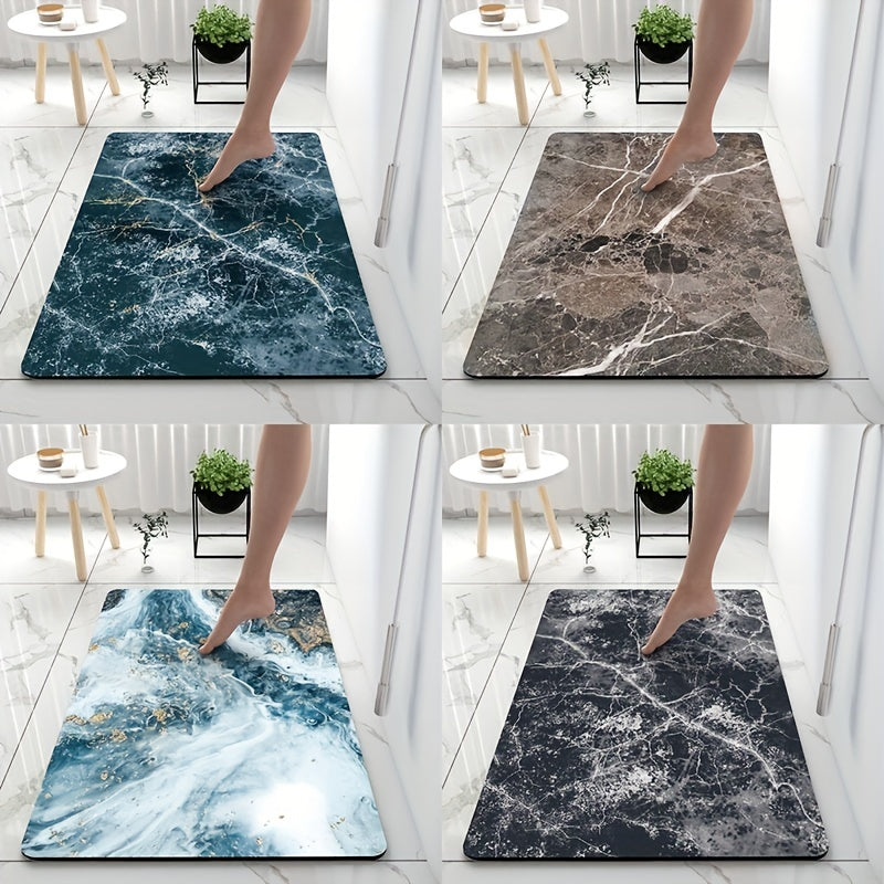 1pc Diatom Mud Bath Rug Soft NonSlip Quick Dry Bath Mat Super Absorbent Diatomaceous Shower Carpet For Home Bathroom Bathroom Accessories Bathroom Decor  Bathroom decorations