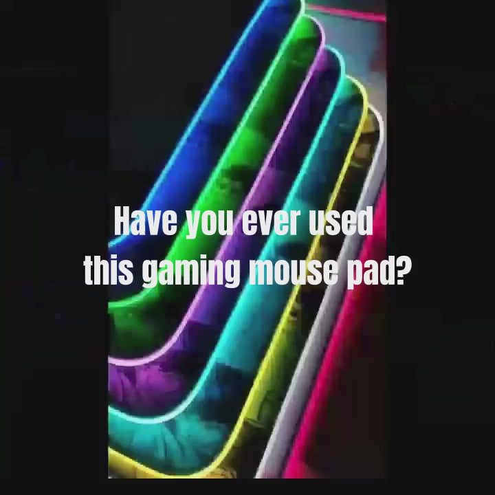 City Galaxy  Large Illuminated Keyboard Pad RGB Mouse Pad Interlock Game Colorful Lighting Fabric Table Mat Esports Game Nonslip Mouse Pad