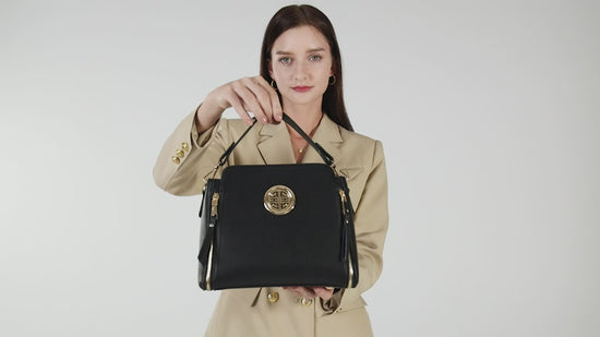 Miss Lulu Cross Body Bags for Women Shoulder Bag Handbag Girls PU Leather Top Handle Bag