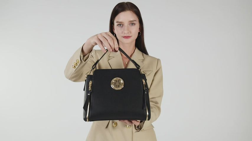 Miss Lulu Cross Body Bags for Women Shoulder Bag Handbag Girls PU Leather Top Handle Bag