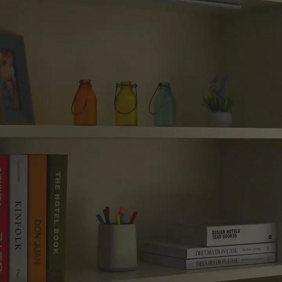 1pc LED Motion Sensor Cabinet Light Under Counter Closet Lighting Wireless  Magnetic USB Rechargeable Kitchen Night Lights Battery Powered Operated Light For Wardrobe Closets Cabinet Cupboard Stairs Corridor Shelf  991cm Or 2007cm