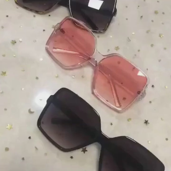 Oversized Square Trendy Womens Sunglasses Womens Gradient Sunglasses Unisex UV400