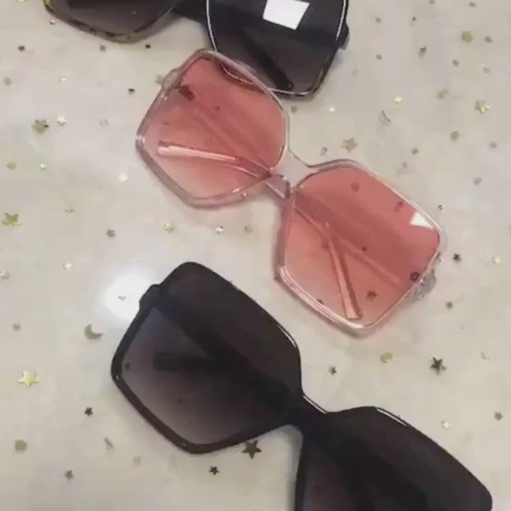 Oversized Square Trendy Womens Sunglasses Womens Gradient Sunglasses Unisex UV400