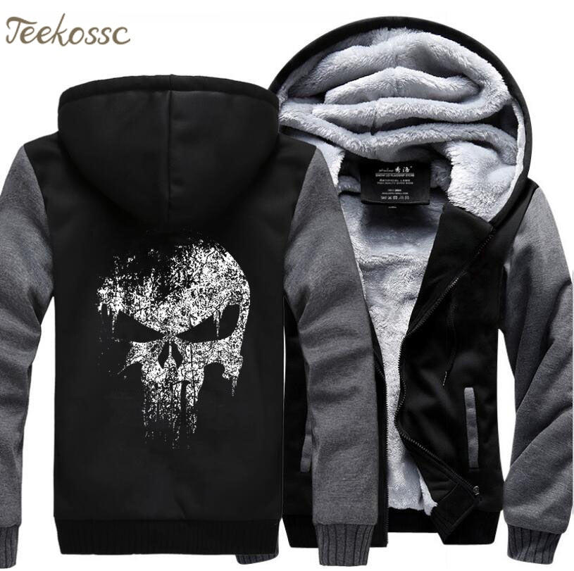 Hero   Sweatshirts Men 2021 New Winter Fleece Print Thick Hoodies Jacket Hoddie Streetwear Hip Hop Male