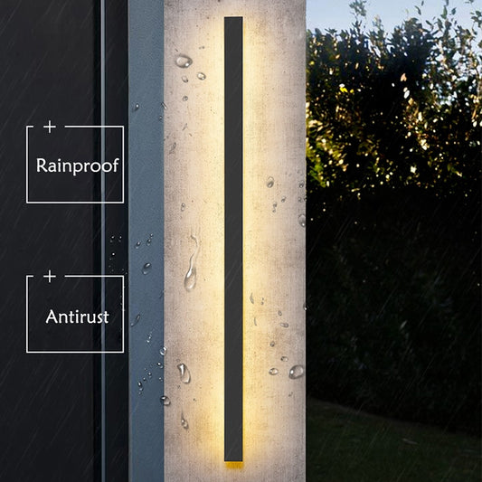 مقاوم للماء في الهواء الطلق الجدار مصباح LED طويل الجدار مصباح IP65 الألومنيوم ضوء حديقة فيلا الشرفة الشمعدان ضوء 110 فولت 220 فولت الشمعدان الإنارة